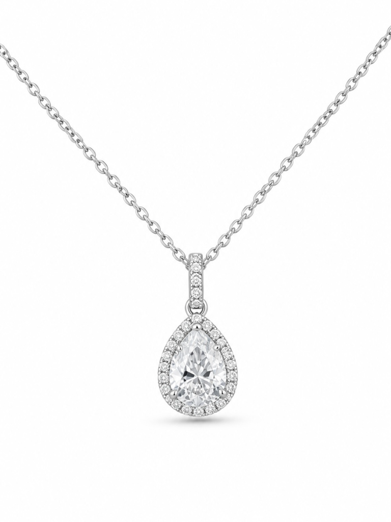 Zivara Moissanite Pendant : GJPD0008PD925127