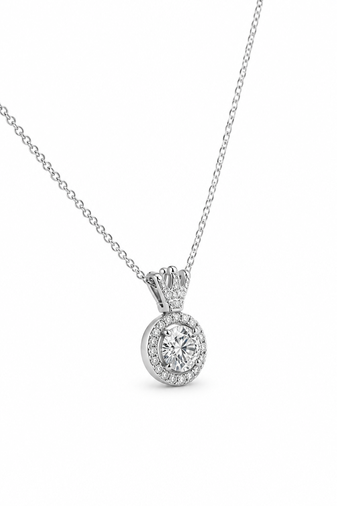 Thessara Moissanite Pendant : GJPD0016PD925176