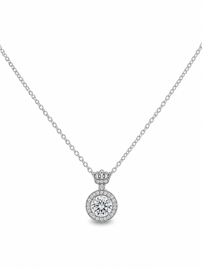 Thessara Moissanite Pendant : GJPD0016PD925176