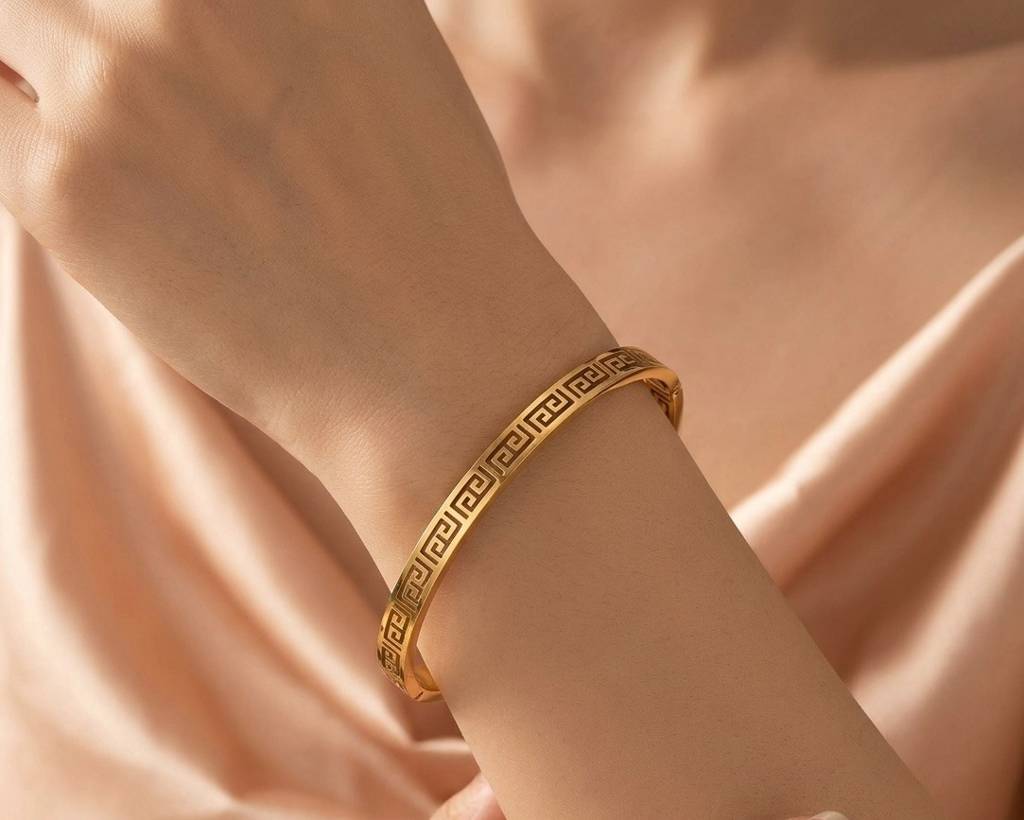 Gold Greca Bracelet : Le224