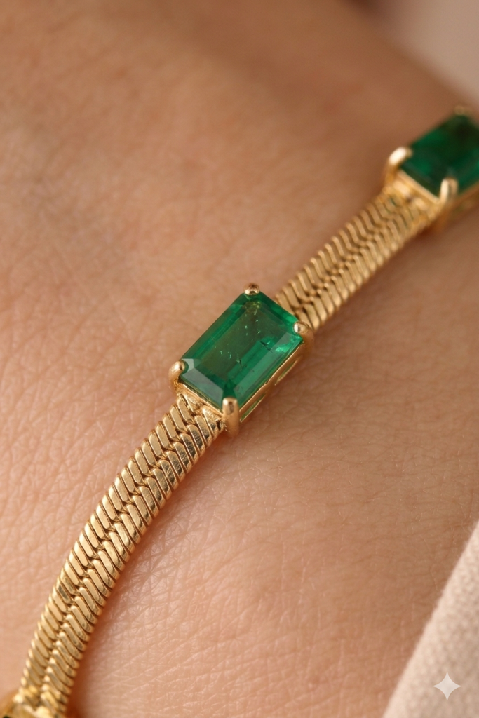 Emerald Glow Bracelet : Le223