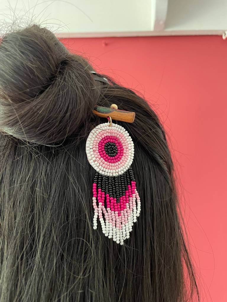 Pink Evil Eye Bunstick : KA129
