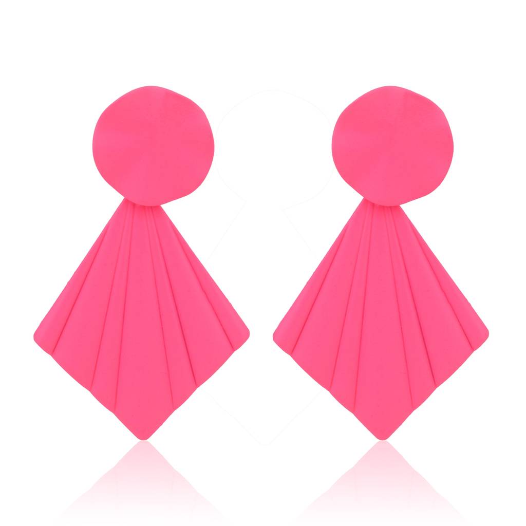 Petal Pop Fan Earrings : WER199JMHPNK
