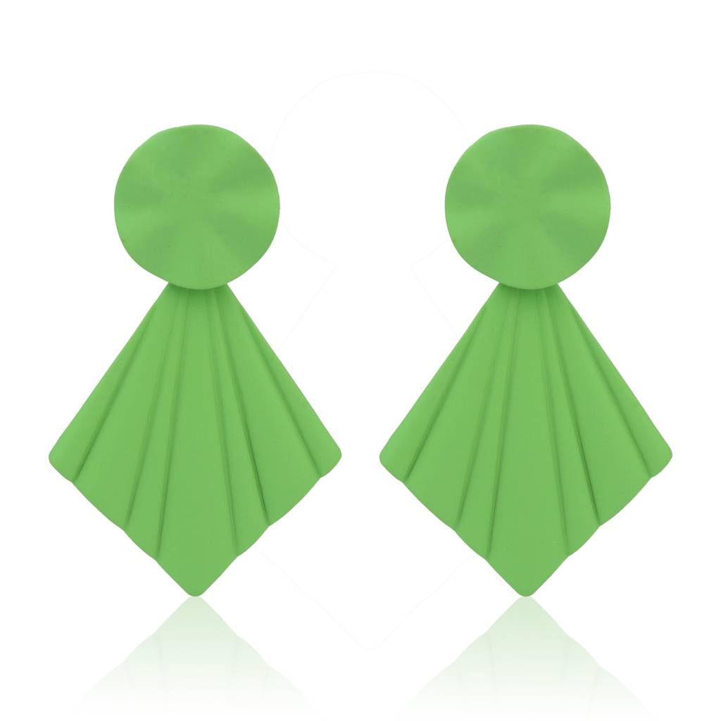 Petal Pop Fan Earrings : WER199JMLMGRN