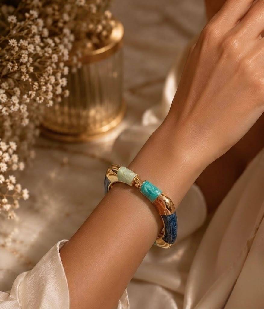 Blue Lagoon Bangle : A-6