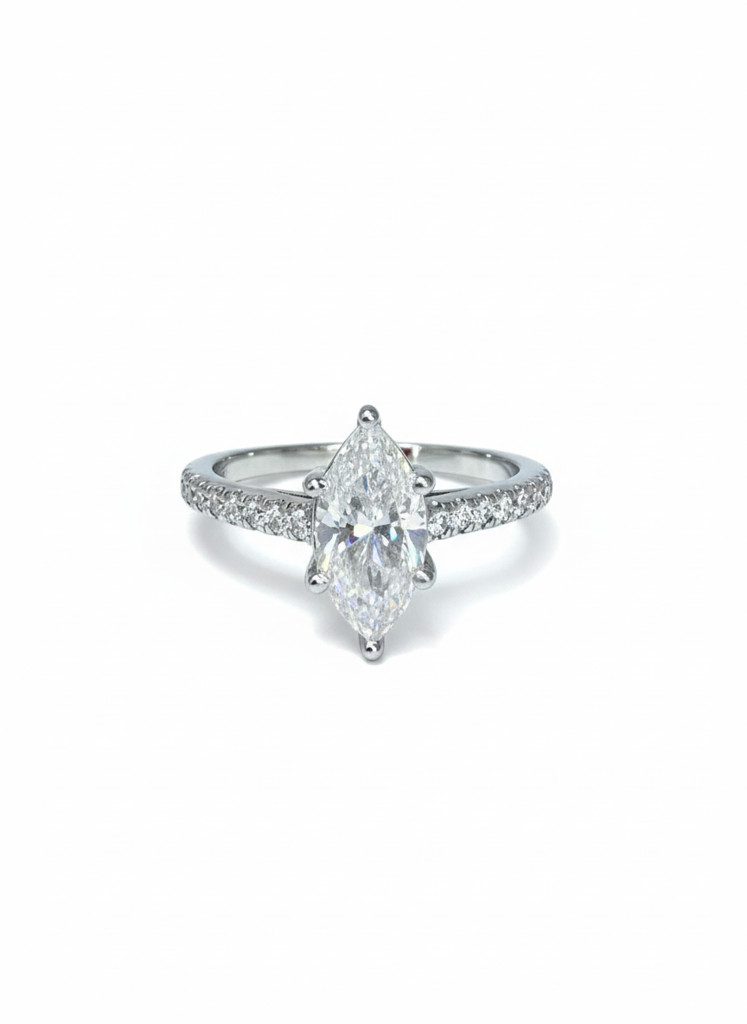 Nova Dawn 0.66Ct Moissanite Engagement Ring : GJRG0023RG925238