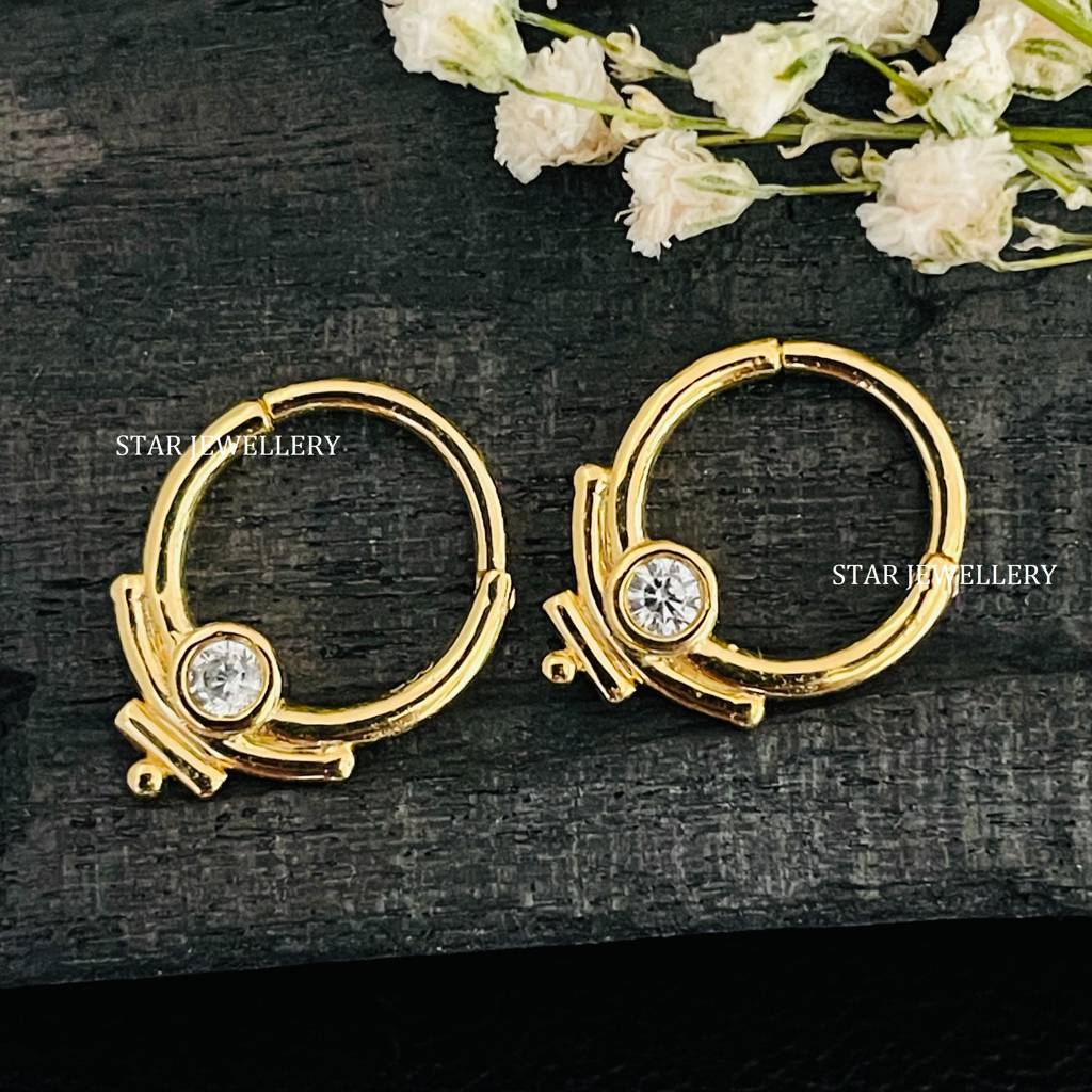 Moissanite Diamond Arc 925 Sterling Silver Septum Nose Ring : STE176