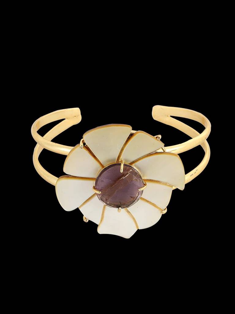 Xago Ember Amesthyst & Mother Of Pearl Bracelet : XBMPA924