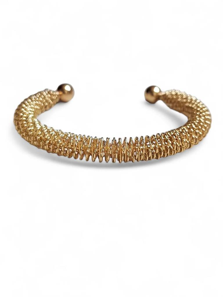 Xago Le Cristina Gold Plated Cuff Bracelet : XATBGB400