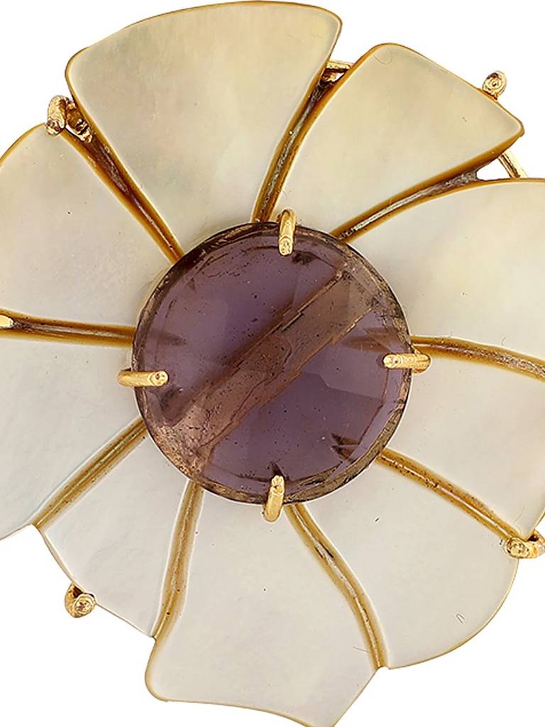 Xago Ember Amesthyst & Mother Of Pearl Bracelet : XBMPA924