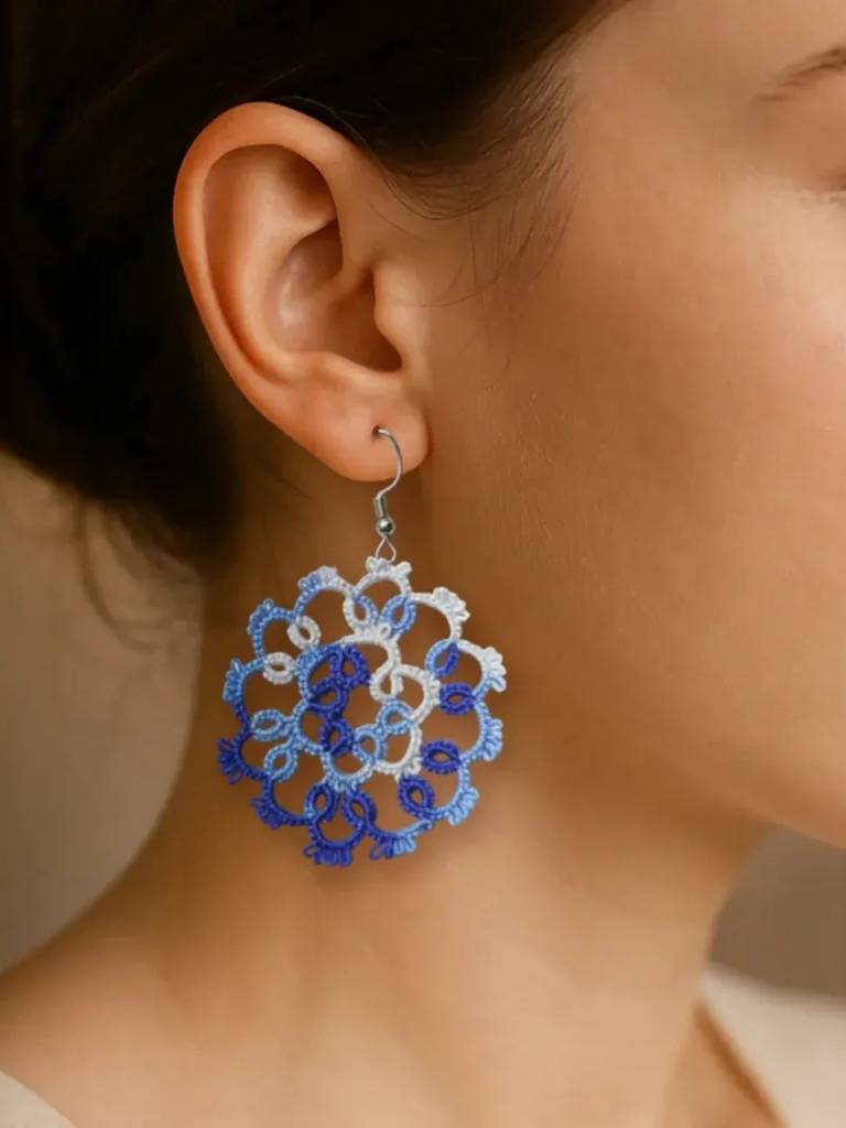 Indigo Sky Symphony Earrings : KTN20