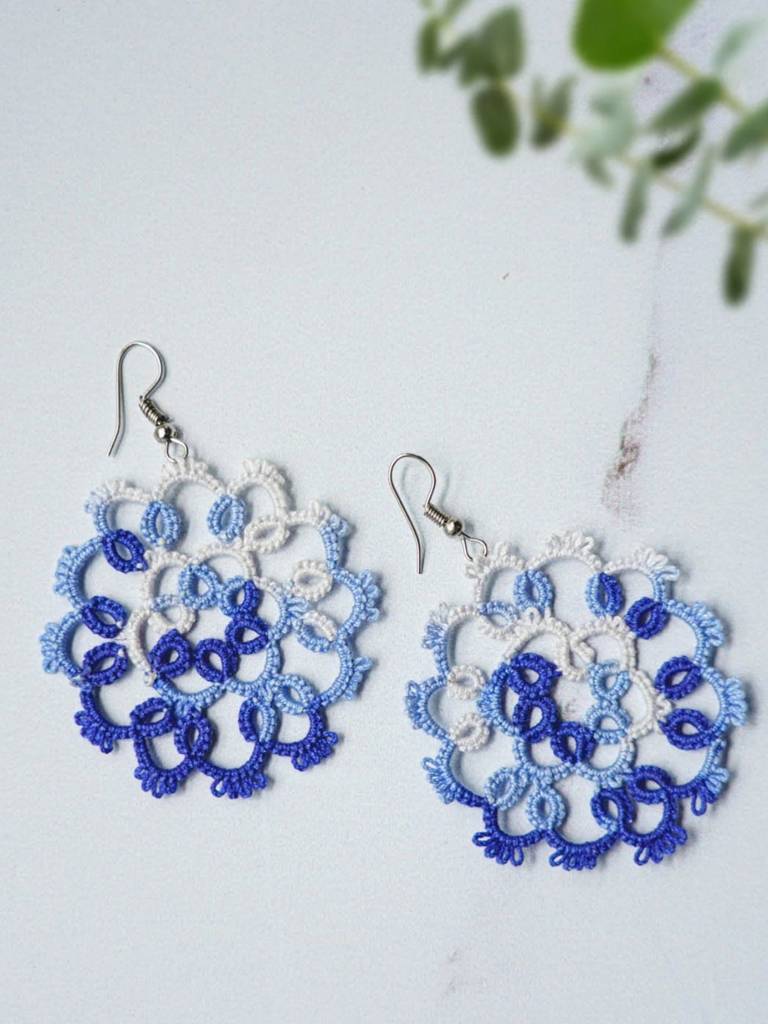 Indigo Sky Symphony Earrings : KTN20