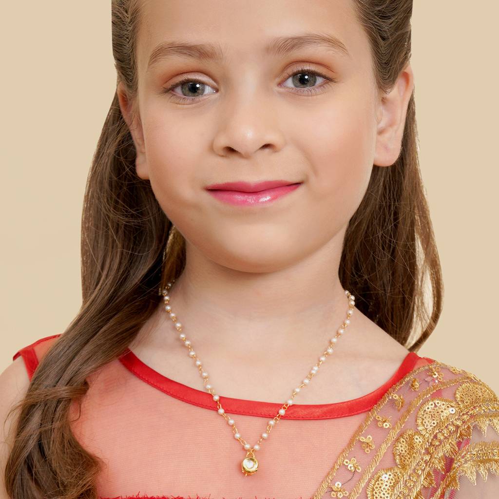 Pendant Kundan Necklace : RRKDEC22-74
