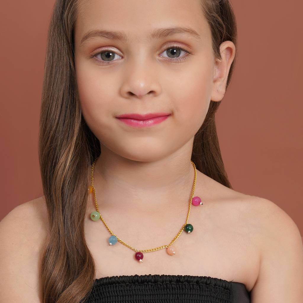Multi Stone Necklace : RRKDEC22-76