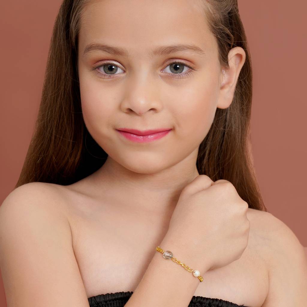 Flourite Stone Bracelet : RRKDEC22-61