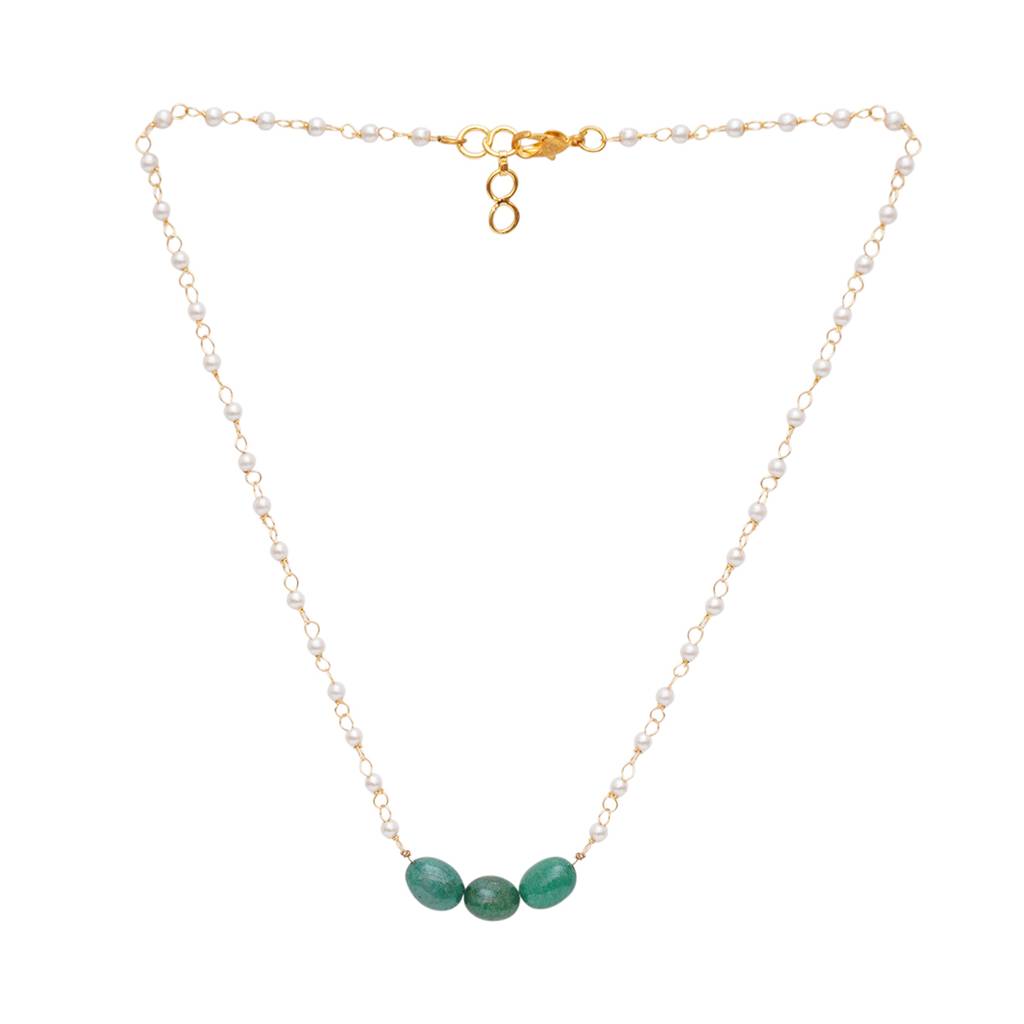 Green Stone Necklace : RRKDEC22-72