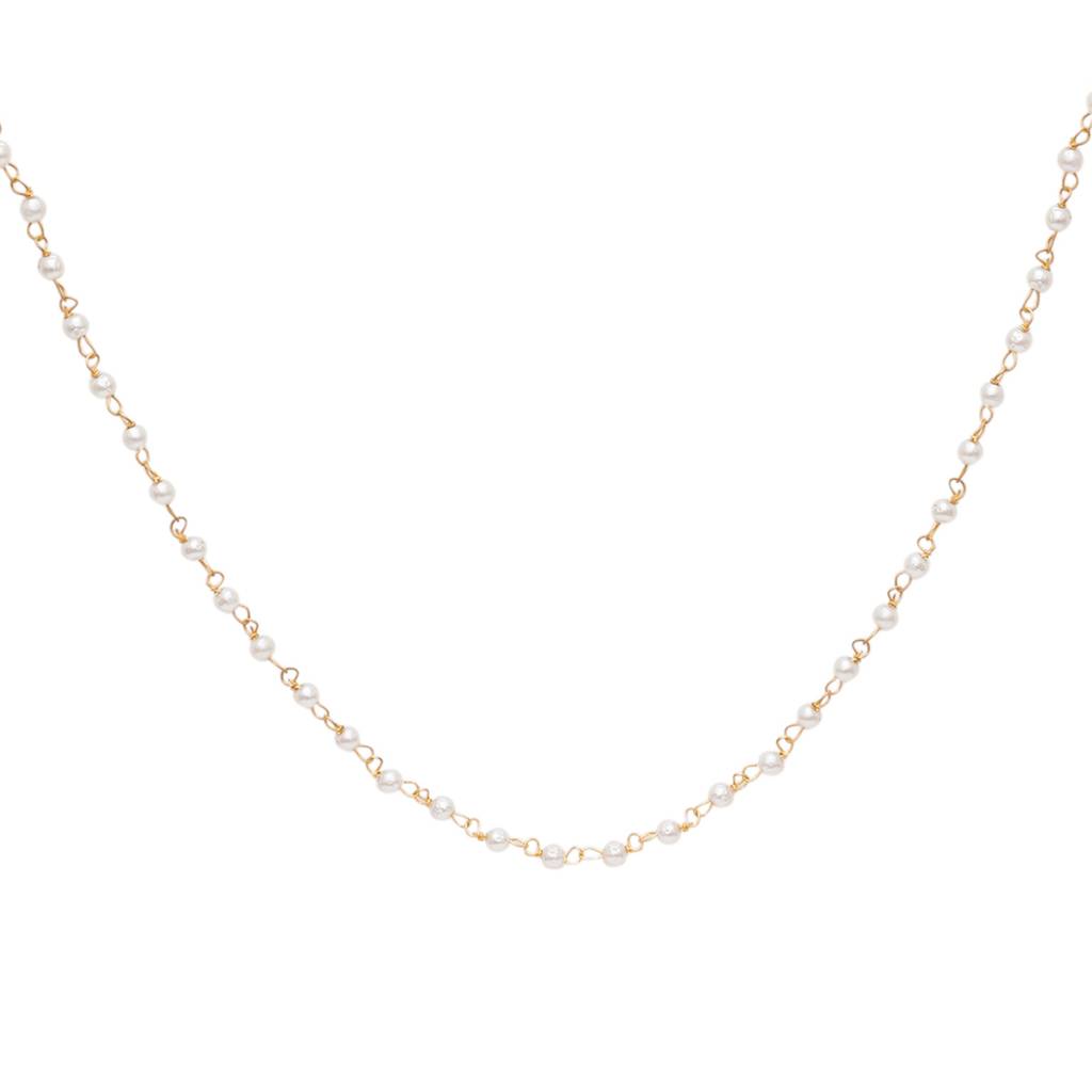 Golden Pearl Necklace : RRKDEC22-73