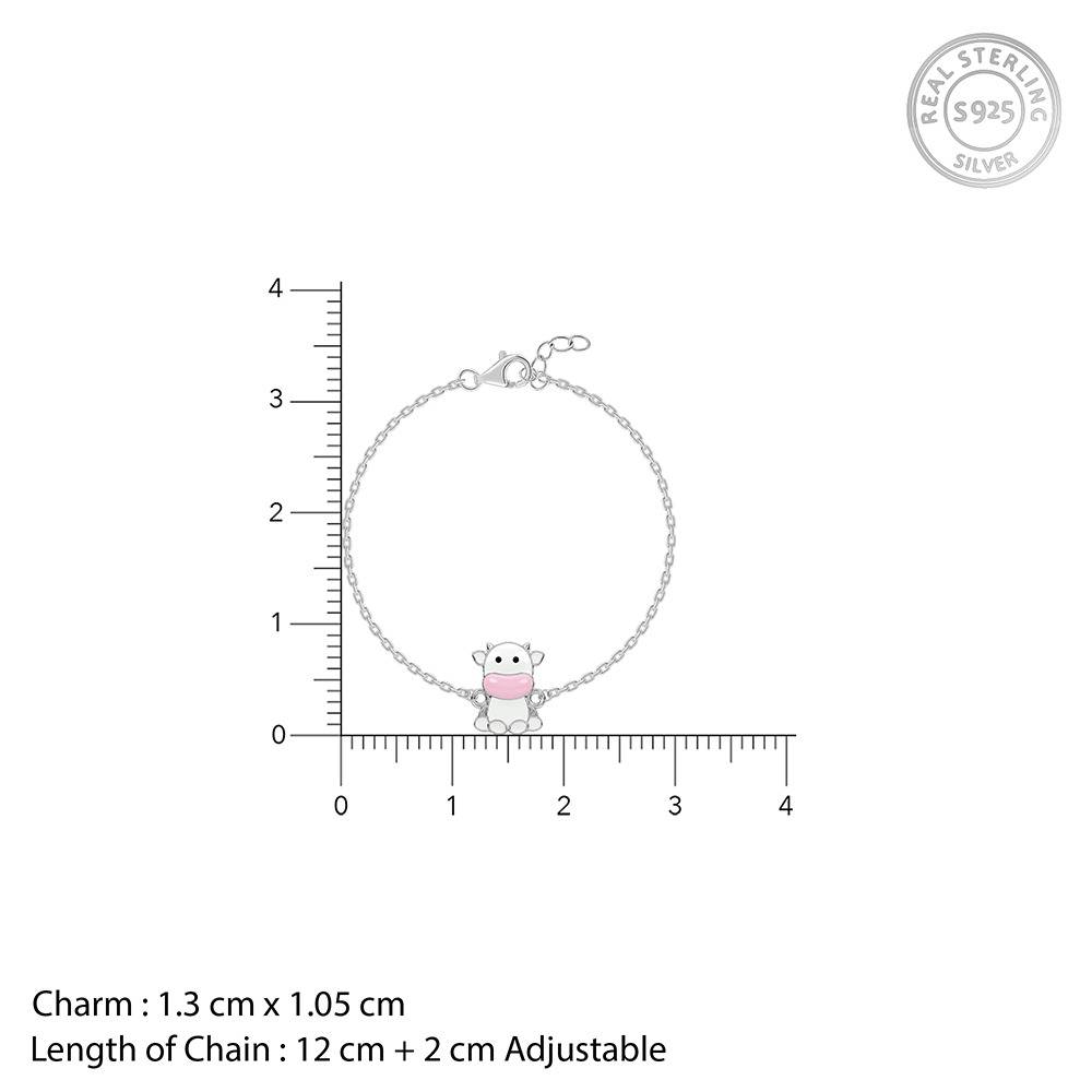 925 Silver Moo Magic Kids Bracelet|Gifts For Kids | With Certificate Of Authenticity And 925 Stamp | 6 Months Warranty : KBR0113