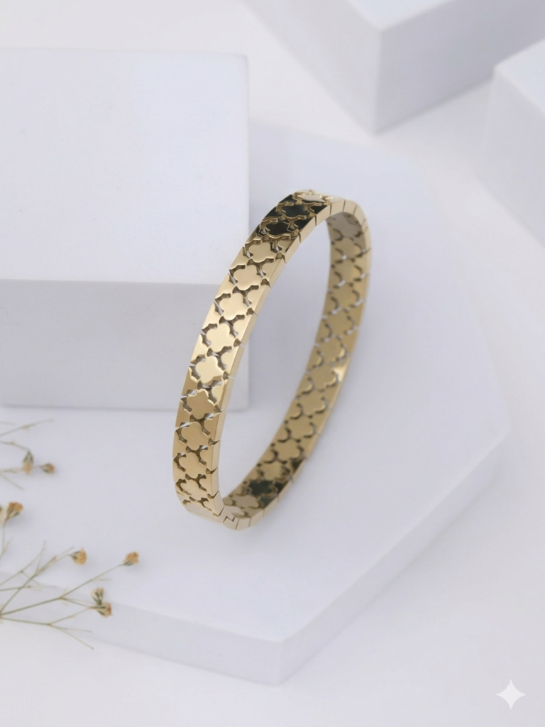 Unisex Stainless Steel Openable Bracelet : KBR262