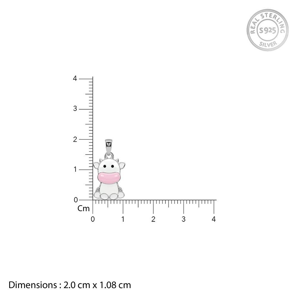 925 Silver Moo Magic Kids Pendant With Link Chain|Gifts For Kids| With Certificate Of Authenticity And 925 Stamp | 6  : KPD037