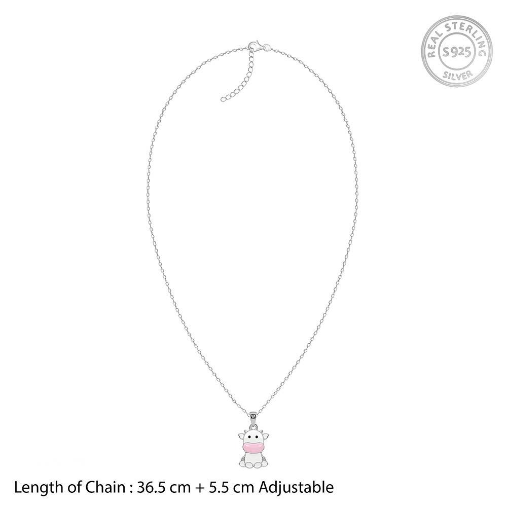 925 Silver Moo Magic Kids Pendant With Link Chain|Gifts For Kids| With Certificate Of Authenticity And 925 Stamp | 6  : KPD037