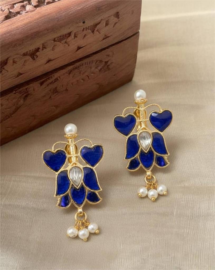 Noor Rang Bugdi Earrings : KUNBUGDI1704