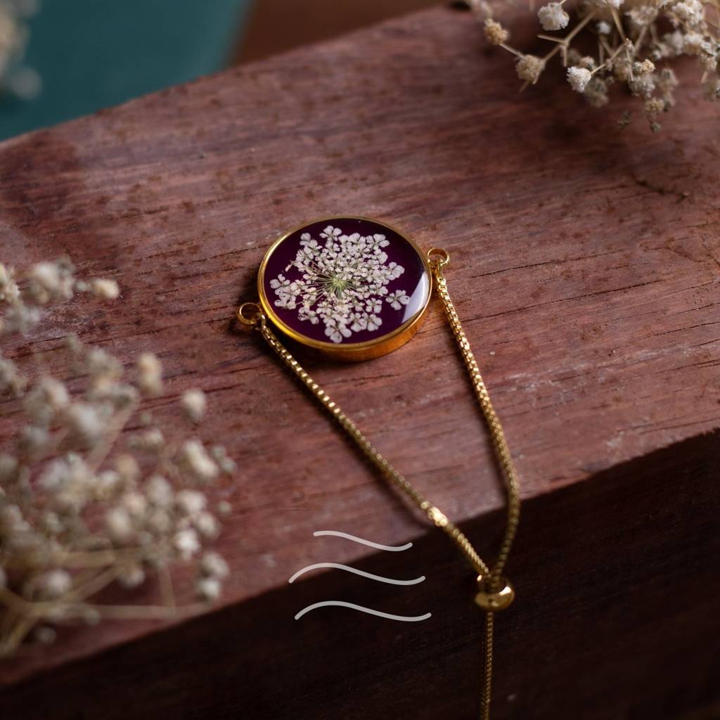 Wine Star Cluster Bracelet : LA-WSC