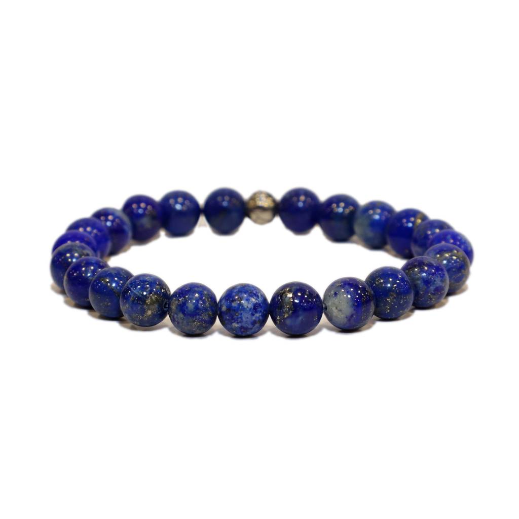 Lapis Lazuli Healing Gemstone Bracelet : LAPIS-LAZULI-BRACELET
