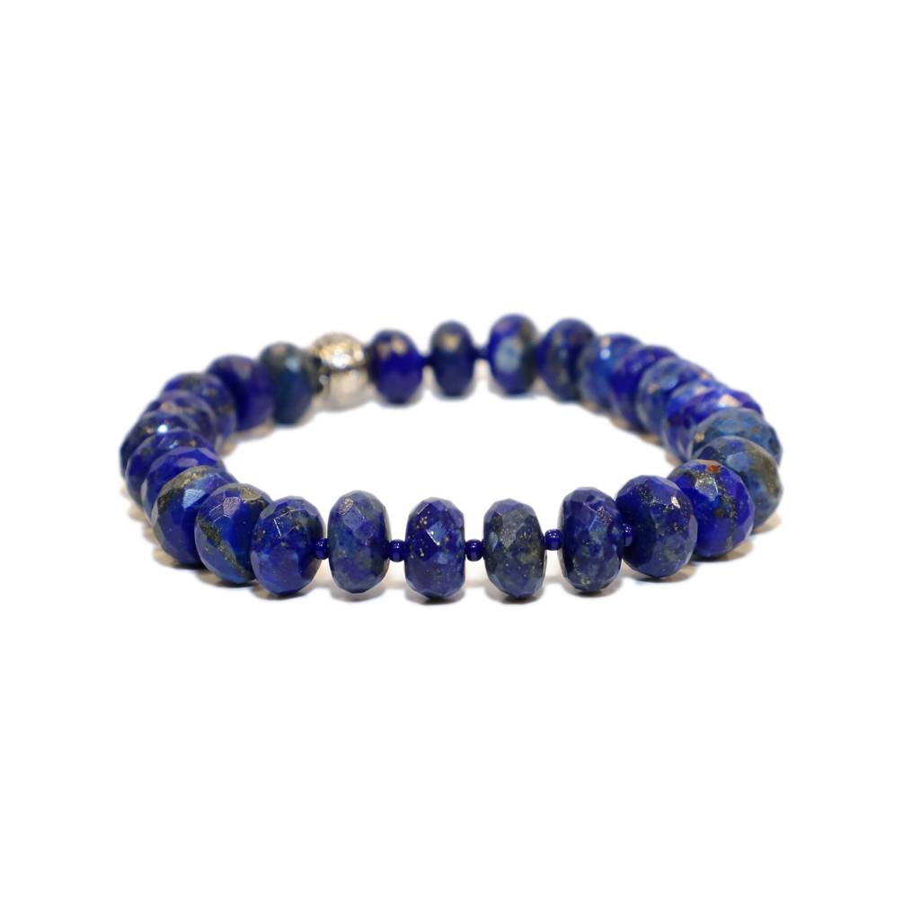 Lapis Lazuli Healing Gemstone Bracelet : LAPIS-LAZULI-BRACELET