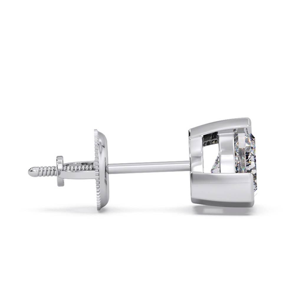 Split Trillion Cut Diamond Men'S Single Ear Stud Earring | Bombay Screw | Certified Lab Grown Diamond | Bis Hallma : LJ-ME0004