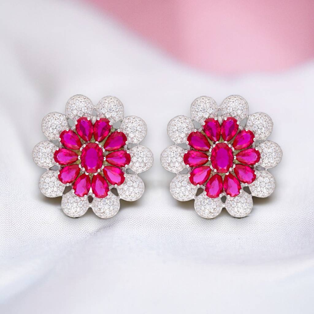 Snow Blossom Earrings : lvd70