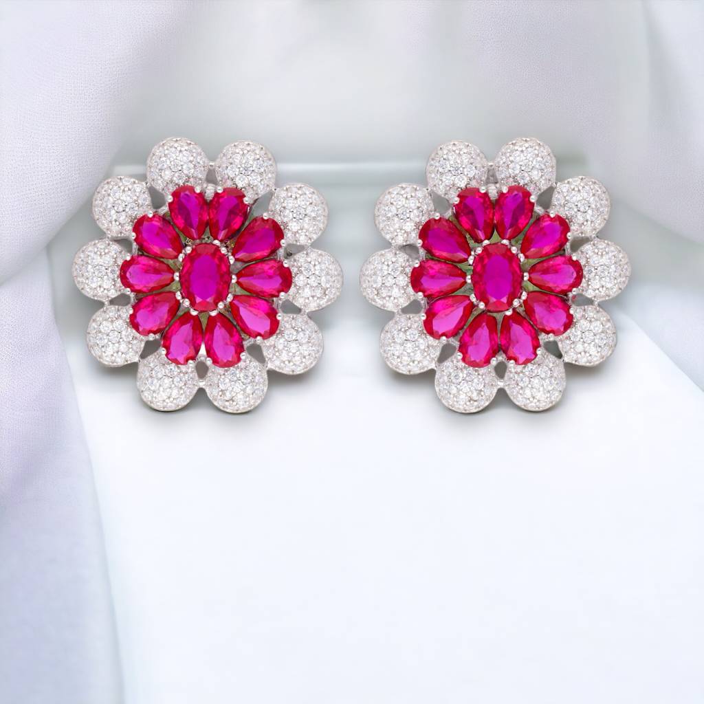 Snow Blossom Earrings : lvd70