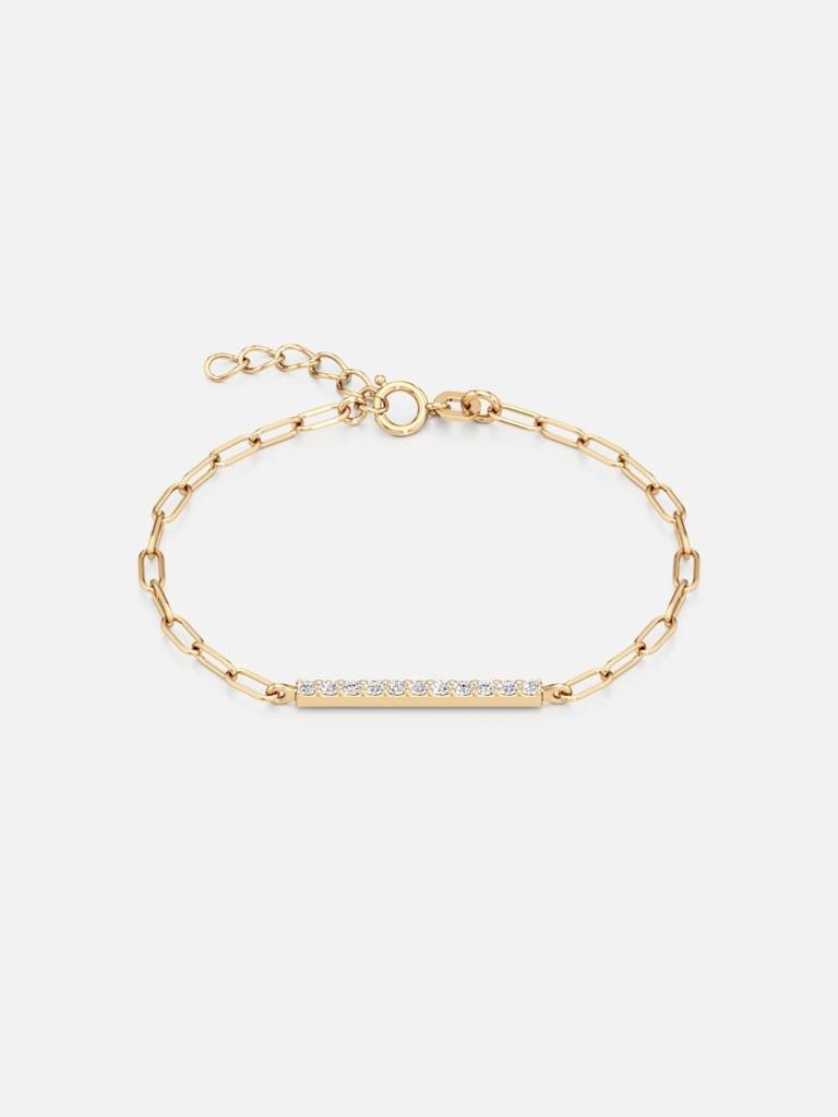 Pave Bar Bracelet : M1BR9