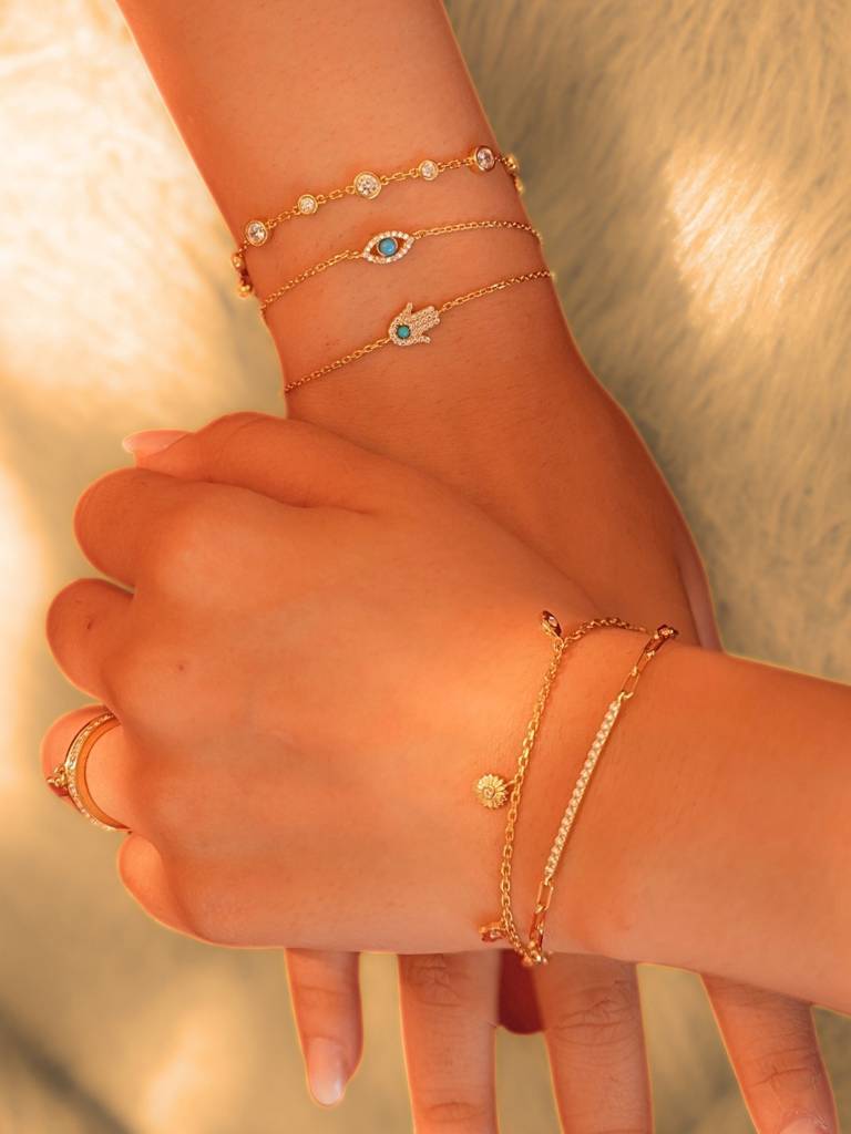 Pave Bar Bracelet : M1BR9