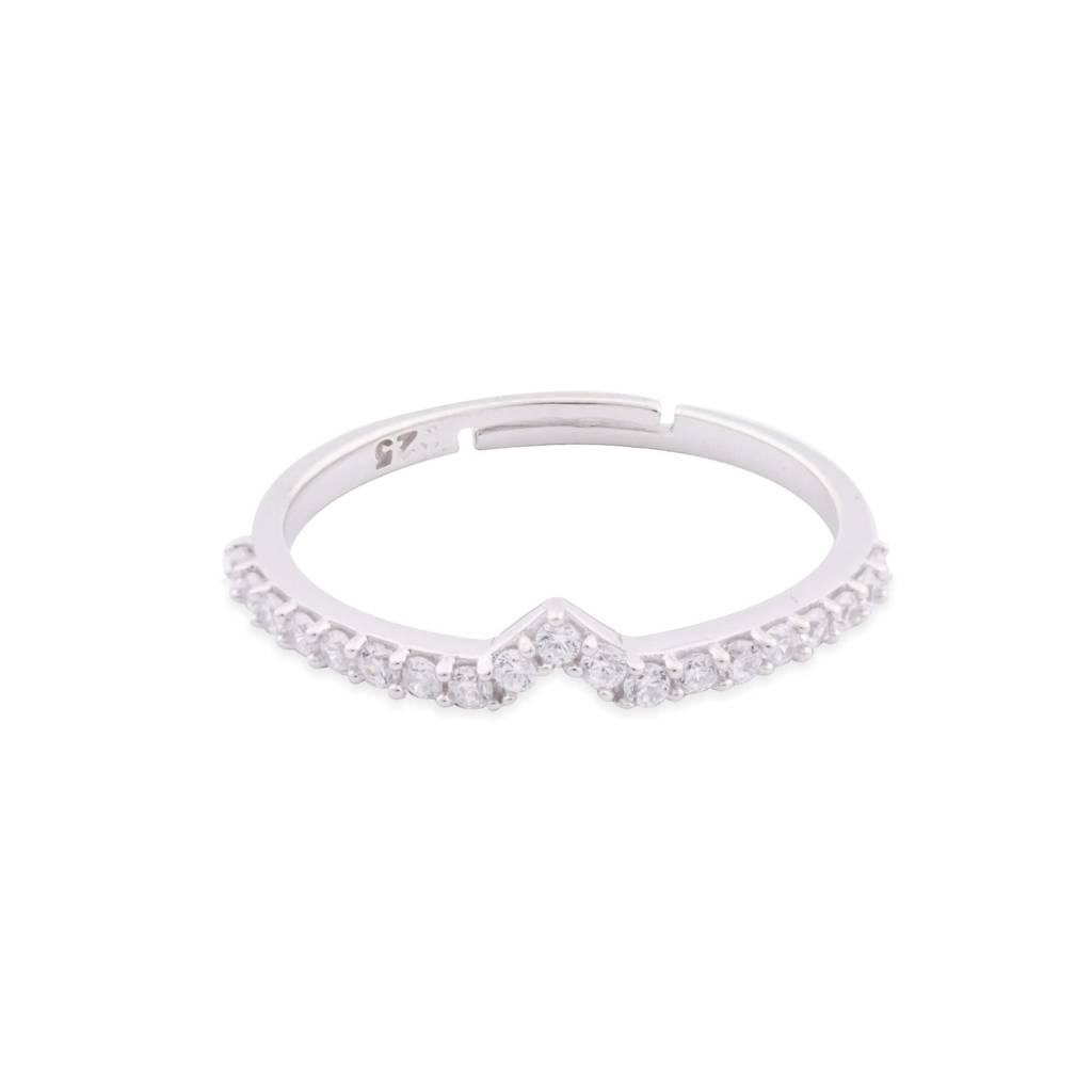 Silver Cupid Arrow Women'S Band : ZLCPLR-1016WW