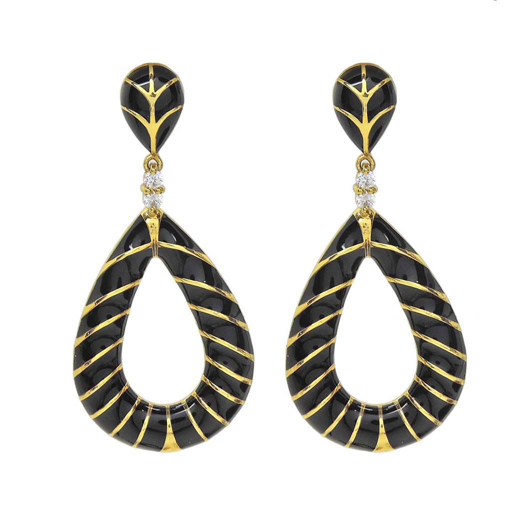 Midnight Beauty Danglers : 6115ER
