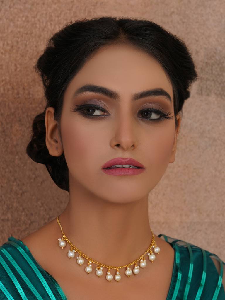 Golden Pearl Neckpiece : RRA23-66