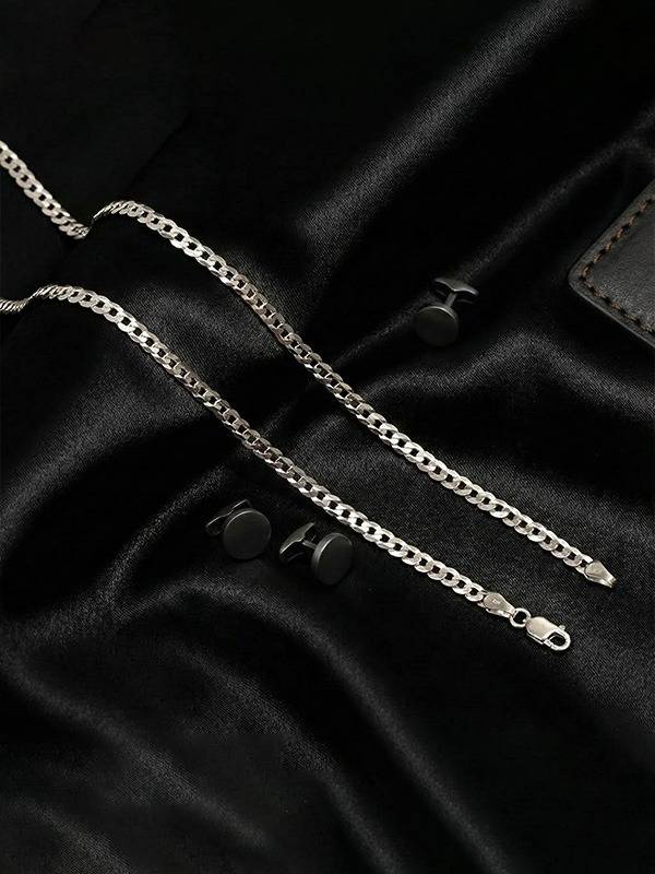Diamond-Cut Cuban Link Chain 3.5Mm : MCH50930S22ISL