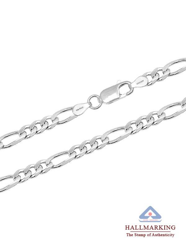 Diamond-Cut Figaro Chain 3.5Mm : MCH50932S16ISL