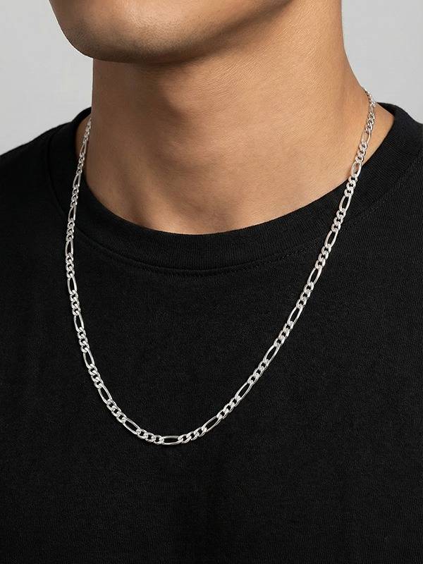 Diamond-Cut Figaro Chain 3.5Mm : MCH50932S24ISL