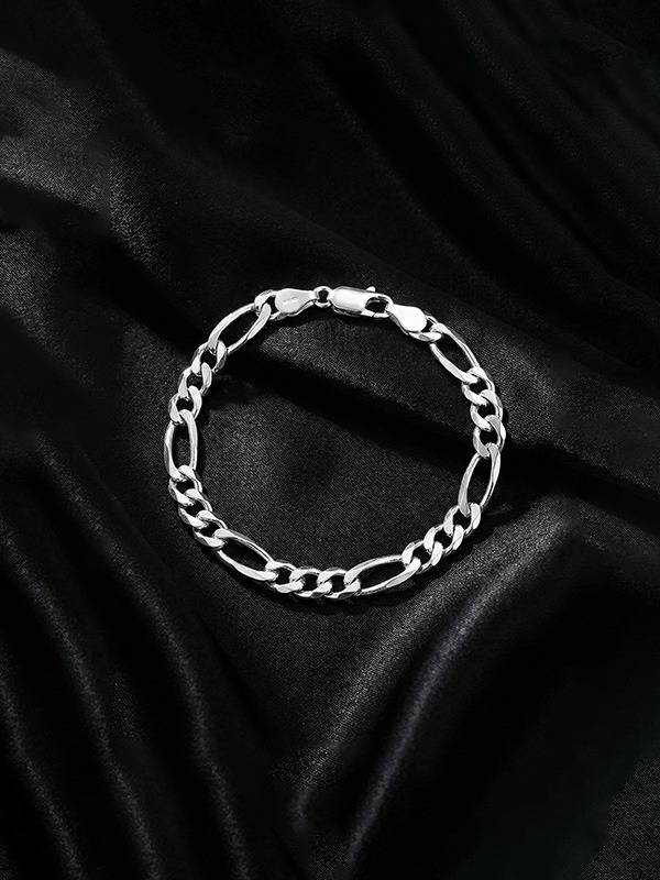 Figaro Chain Bracelet For Men : MCH50933S7HISL