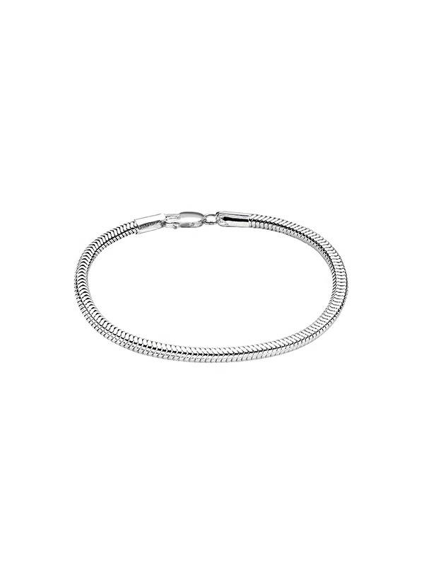 Italian Snake Chain Bracelet 3Mm : MCH50935S7HISL