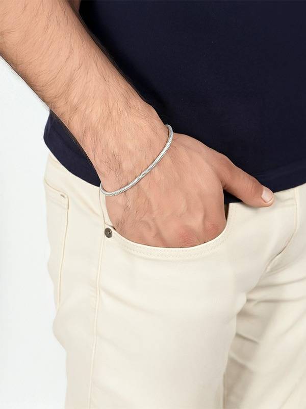 Italian Snake Chain Bracelet 3Mm : MCH50935S7HISL