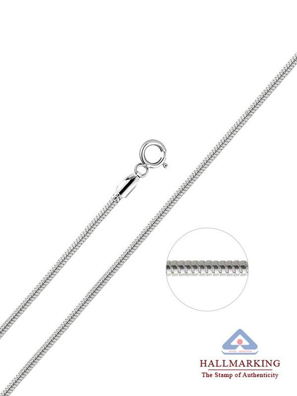 Eterno 8 Snake Chain Necklace : MCH50936S22ISL