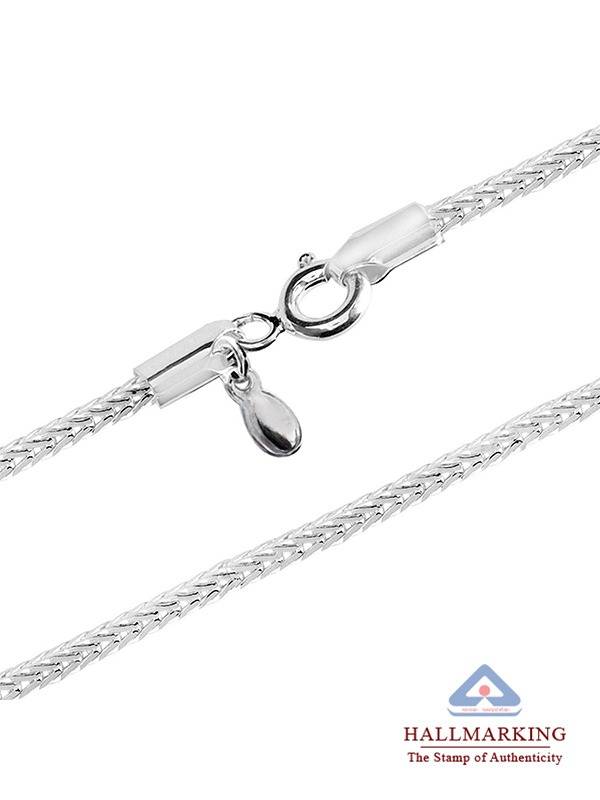 Italian Foxtail Rope Chain For Men - 2Mm : MCH50939S24ISL