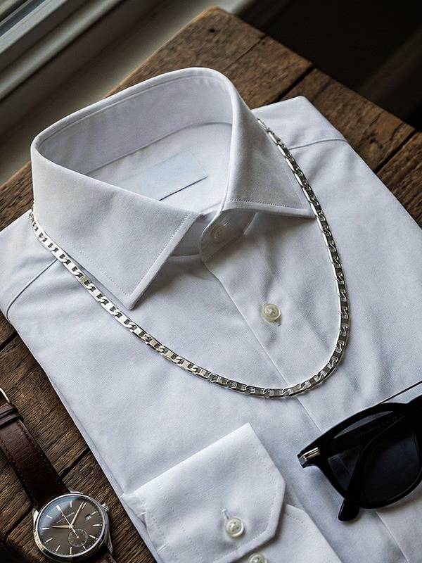 Diamond-Cut Flat Mariner Chain 3Mm : MCH50940S22ISL