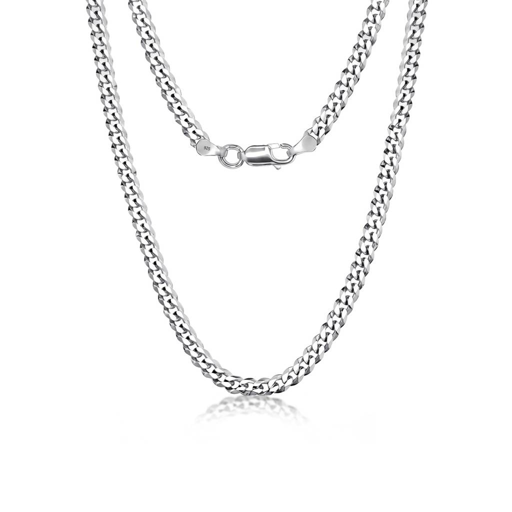 Habana Diamond-Cut Cuban Men'S Chain Bracelet : MCH51273S8ISL