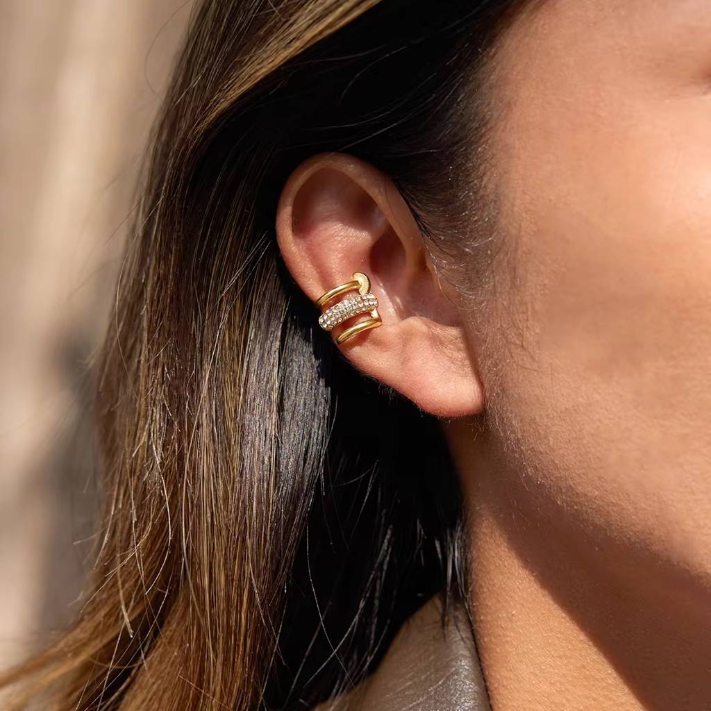 Cz Triple Ear Cuff : MJ169