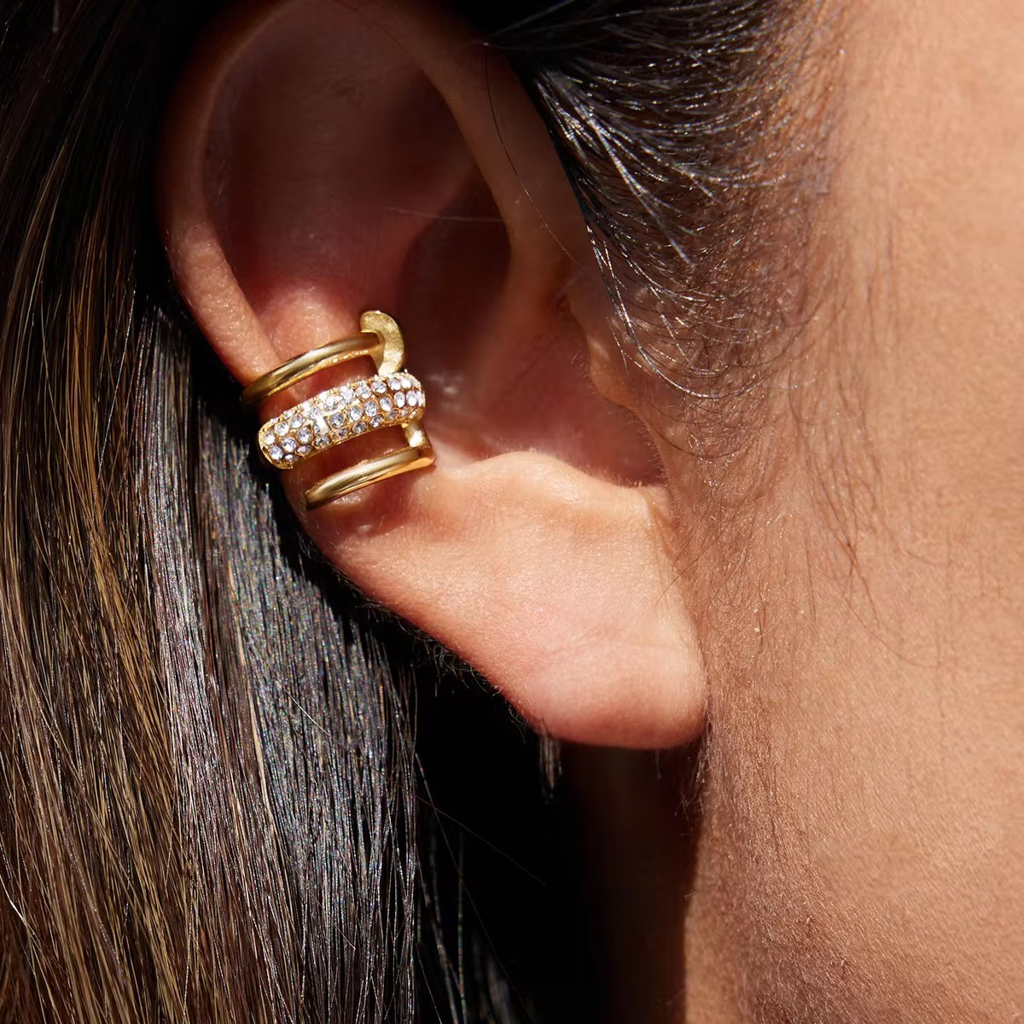 Cz Triple Ear Cuff : MJ169