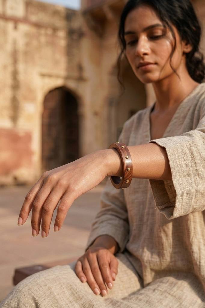 Axis Wood Bangle : MJ276